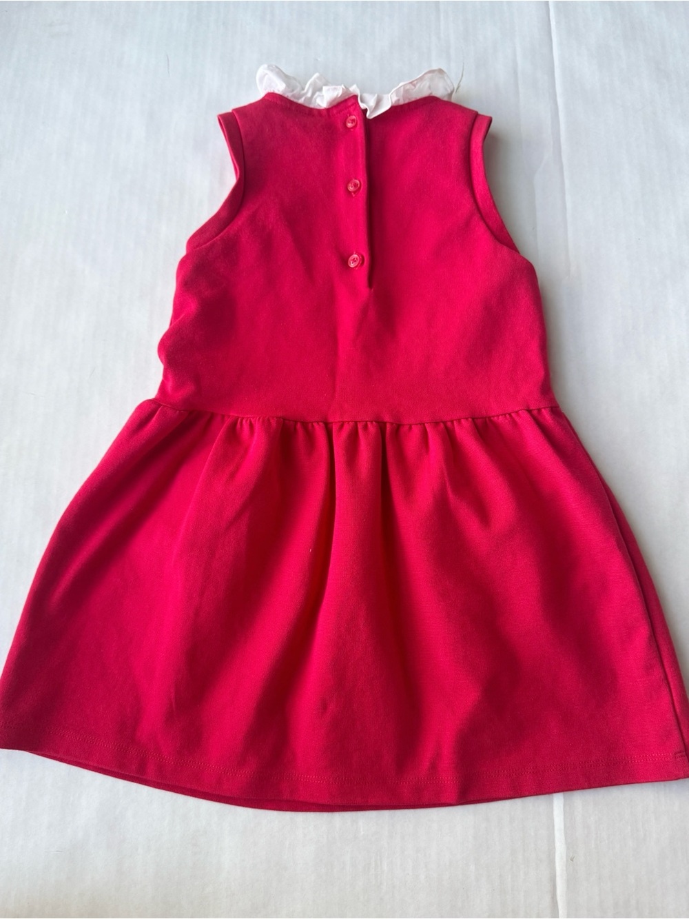 Janie and Jack The Ponte Café Dress in True Red Size 4Y - Picture 12 of 15
